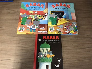 Lot de livres Babar - Bon état